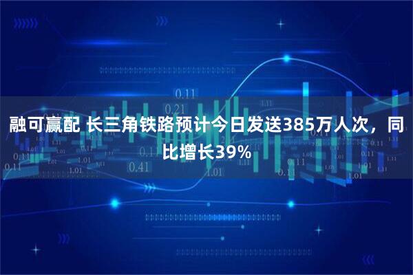 融可赢配 长三角铁路预计今日发送385万人次，同比增长39%